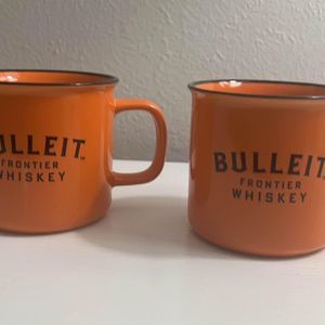 2 Bulleit Bourbon Coffee Mugs